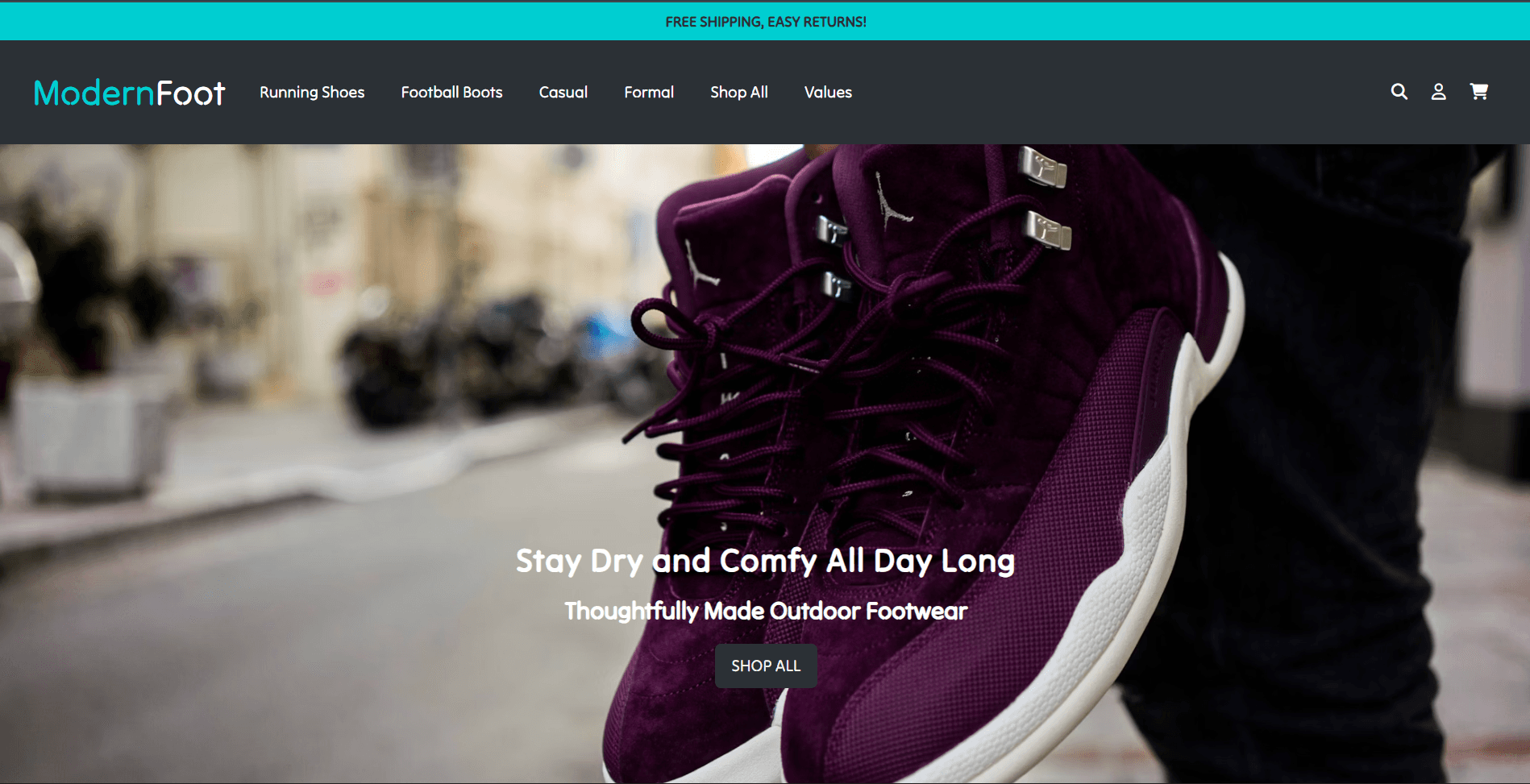 ModernFoot: E-Commerce Platform